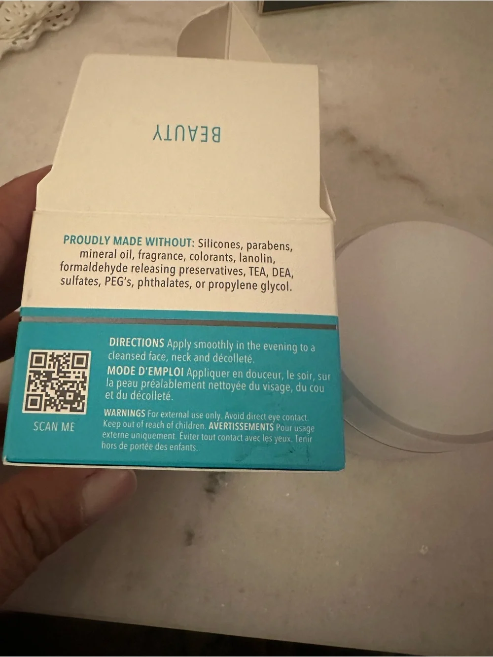 Night Lift Face Cream - Blue/White